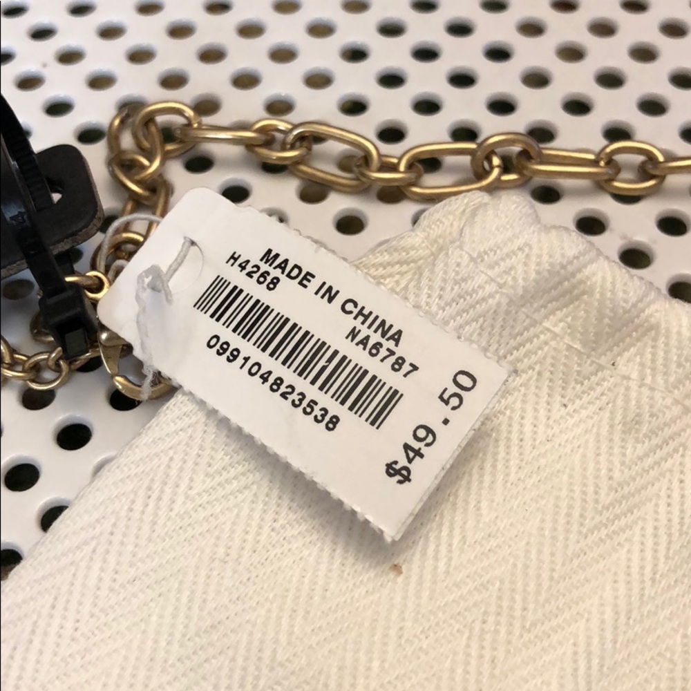 JCrew necklace W-circular Link Never worn - Picture 2 of 4